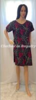 Ladies flowered Kitenge Dress This is Medium size