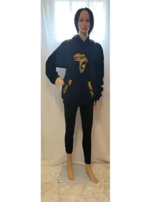 Hoodie with African flag