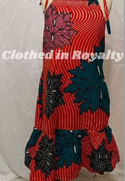 Girls kitenge dress 5-7 years old