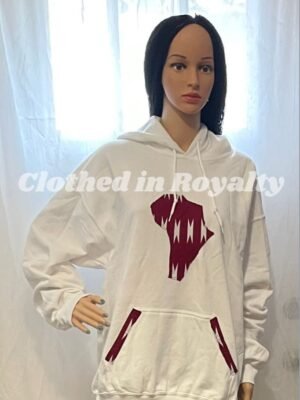 Hoodie with African flag Size large