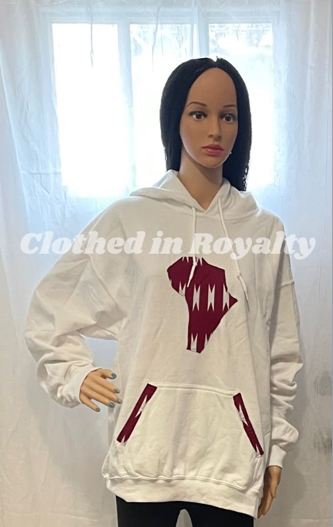Hoodie with African flag