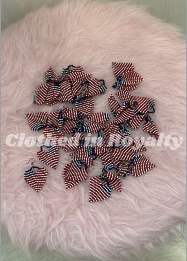 American flag earrings