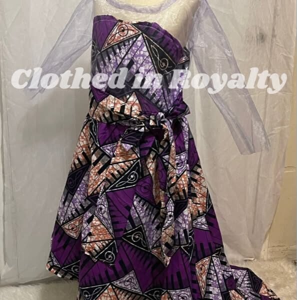 Kids kitenge dress 6-9 years